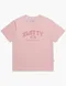 【22SS】 Clotty 文字Logo短袖上衣（粉紅）
