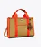 TORY BURCH SMALL TWILL TORY TOTE