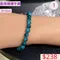 🌸貞緣水晶飾品🌸AB021藍綠鋰輝手鍊6+mm/7+mm