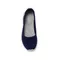 seGLITZ2 後跟異材質拼接休閒平底鞋-深藍色