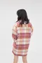 【22FW】韓國 格紋造型法蘭絨襯衫