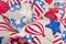 美式慶典蝴蝶結 (KF8442GC-2-7/American celebrations Bow) ｜手作｜布置｜裝飾｜美國國慶｜金色｜拷克｜鐵絲邊