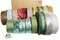 【整箱販售】拷克緞帶63MM(2-1/2英吋寬、含鐵絲)/節慶/拐杖糖/綠色/紅金/金色/酒紅色/雪花