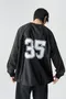 【24FW】Codegraphy 運動拚色長袖上衣(黑)