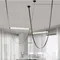 【鹿屋燈飾】DHK-471 線型皮革簡約吊燈