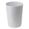 美耐皿圓型垃圾桶-白色