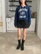 [femme] denim string skirt (2color)