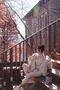 ✈艾爾貝塔秘密咖啡館-韓國V領小背心(有胸墊)+韓國抽繩棉褲(可分開購買)