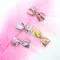 K1347S-21 雙邊銀蔥多彩緞帶21MM  (K1347S-21 Fancy Silver Side Stitching Ribbon 21MM  )