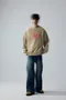NIHOW made｜毛毛哭泣小花大學TEE(杏)