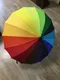 彩虹摺疊傘