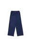 【23SS】 Wooalong 經典線條LOGO休閒寬褲(藏青藍)