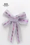 銀雪繽紛蝴蝶結 (K1414S/Silver Snow Colorful Butterfly Bow) ｜手作｜布置｜銀色｜緞帶用途
