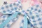素格交影蝴蝶結(Intersecting Plaid Bow)｜粉色｜點點｜節慶｜頭飾｜裝飾｜緞帶用途｜藍色｜婚禮｜情人節