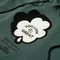 REPUTATION PRODUCTIONS®  Lucky clover  Towel embroidery / D - HOODED.FW - 毛巾繡幸運草帽Tee / 蒼綠