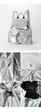韓國設計師品牌Yeomim－day backpack (silver)：尼龍後背包