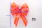 溫馨漸層格子蝴蝶結(PF106W-7/Cozy Gradient Plaid Butterfly Bow) ｜手作｜布置｜黃色｜緞帶用途