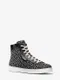 MICHAEL KORS Keating Logo Jacquard High-Top Sneaker (男鞋)