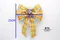 早晨的光蝴蝶結(PF111W-7/Morning Light Butterfly Bow) ｜手作｜布置｜黃色｜緞帶用途