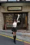 佩妮的時光機-韓國牛仔工裝造型褲裙