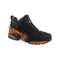 (男)【ZAMBERLAN】215 Salathe Italy GTX 防水低筒健行鞋-黑/橘黃 0215PM0G-B0