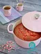 【缺貨】Le Creuset 圓型鑄鐵鍋 24cm 4.2L 黑／櫻桃紅／馬賽藍／雪紡粉