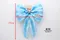 清澈湖水蝴蝶結(PF196-3/Crystal Clear Lake Water Butterfly Bow) ｜手作｜布置｜藍色｜緞帶用途