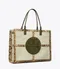 TORY BURCH ELLA EXOTIC QUADRANT TOTE