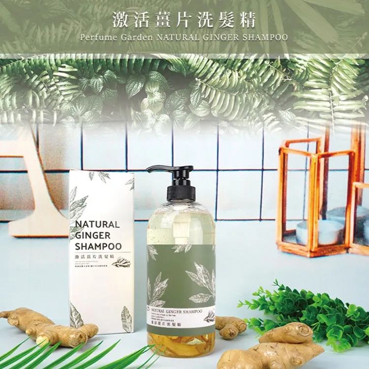 香水花園激活薑片洗髮精250ml 1000ml 和泰美妝