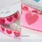 KC7040GR-5 拷克鐵絲邊亮粉愛心情人節緞帶 38mm  (KC7040GR-5 Pink Wired Ribbon with Hearts -38mm)