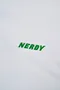 【22SS】 Nerdy 背後地球Logo長袖Tee(白)