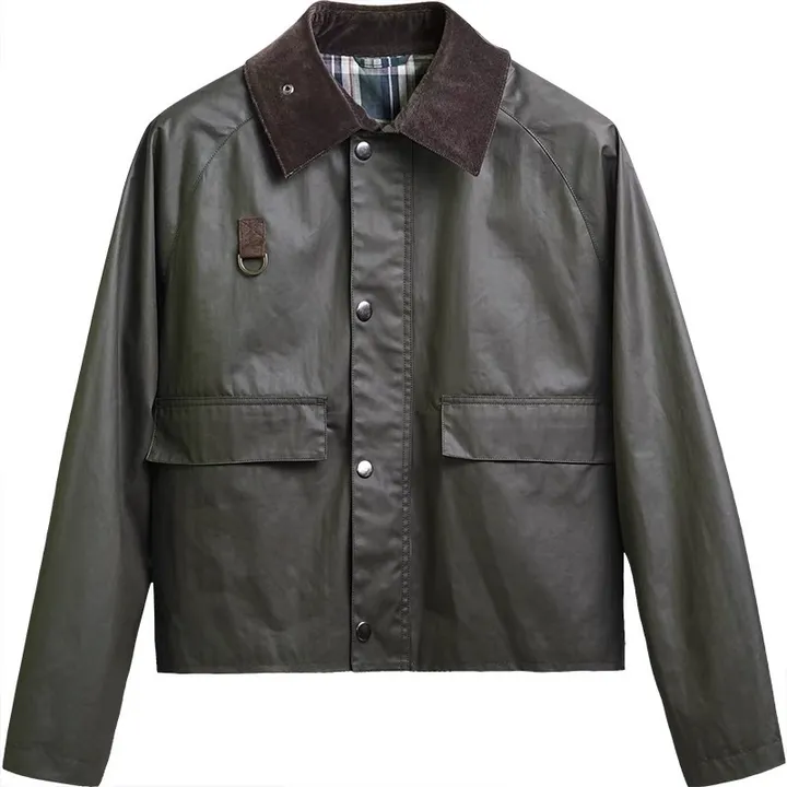 Folklore Classic 復古英倫短版Transportation釣魚無蠟防水外套Barbour 