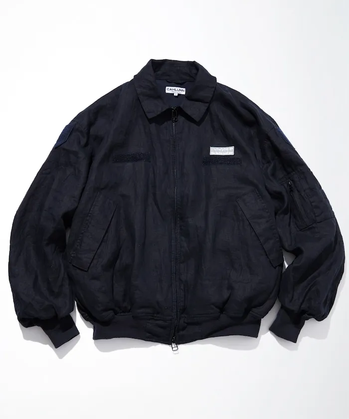 ジャケット・アウター CAHLUMN Linen Heli Crew Jacket CAHLUMN｜Linen Heli Crew Jacket