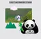 EUGY 3D紙板拼圖-熊貓
