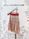 2件ＳＥＴ！日式昭和花朵 針織POLO衫＋針織百褶裙