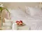 韓製寢具MAATILA－Hotel france荷葉皺褶無塵棉被組：浪漫玫瑰