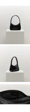 韓國設計師品牌Yeomim －mini ridge bag (crinkle black)