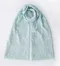 LinLi設計款 典雅純潔百合蕾絲刺繡純羊絨Cashmere圍巾-薄荷綠(蕾絲花色: 薄荷綠)