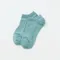 抗菌足弓踝襪〈藍綠〉