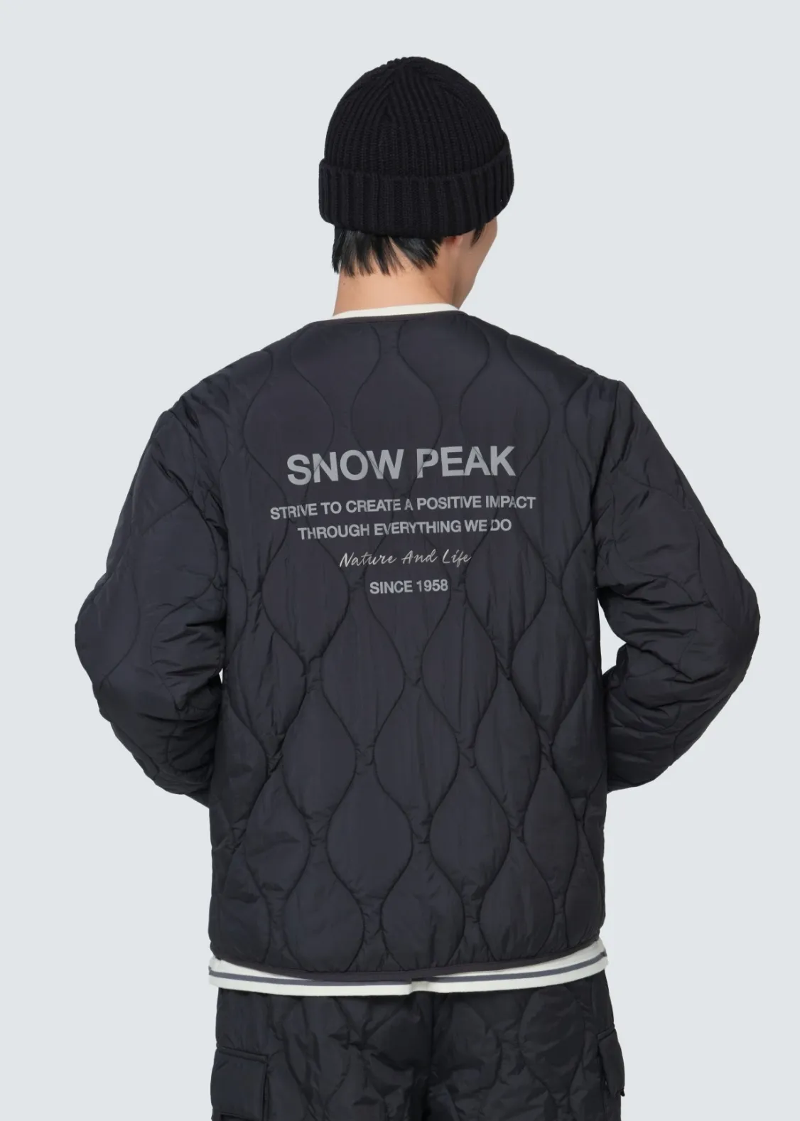 SNOW PEAK 24F/W RECYCLE QUILTING CARDIGAN JACKET S24WUFPJ02