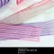 K1534 三條紋透亮感雪紗緞帶 38mm (K1534 Triple Striped Satin Organza Ribbon -38mm)