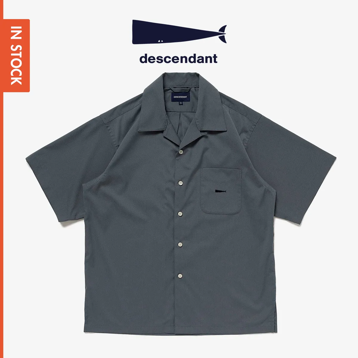 現貨】DESCENDANT｜2024SS PIER OPEN COLLAR SS SHIRT