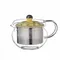 日本不鏽鋼網耐熱玻璃茶壺-375ml | 小黃花