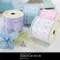 GAA333 粉嫩色花朵圖騰背膠蕾絲緞帶 38mm (GAA333 Adhesive Flower Ribbon -38mm )