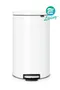 【缺貨】BRABANTIA PEDAL BIN 黑白色 時尚腳踏式垃圾桶 30L #485206