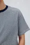 【26SS】韓國 細橫條圓領短袖上衣(3色)