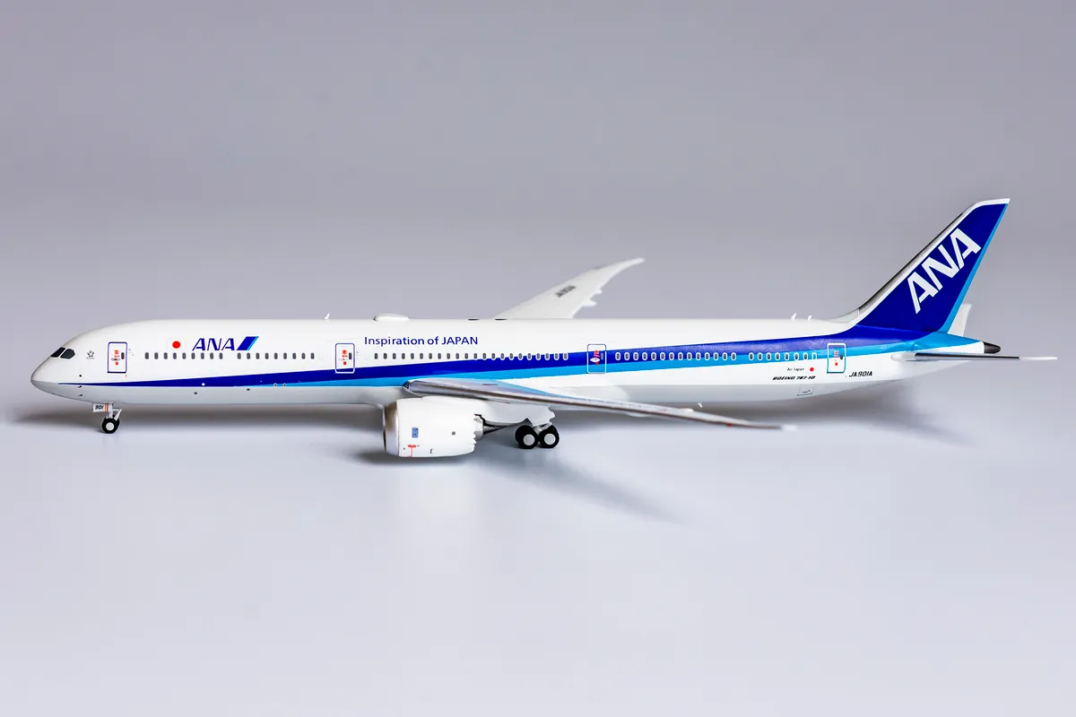 新品@ANA 787-9緑のANA機1/400 ジェット NGmodel 驚きの値段で 27%割引