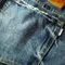 REPUTATION ® 2023-24 VINTAGE  lNDIGO WASHED  DENIM - L524 / D - PANTS.FW -  L524經典水洗破壞牛仔褲 / 靛藍