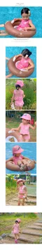 泳池裡的小妖精 SPF50+後交叉上下泳衣套裝