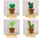 [DIY組合包] 仙人掌多肉植物盆栽-預購商品｜不織布｜DIY材料包｜療癒擺飾